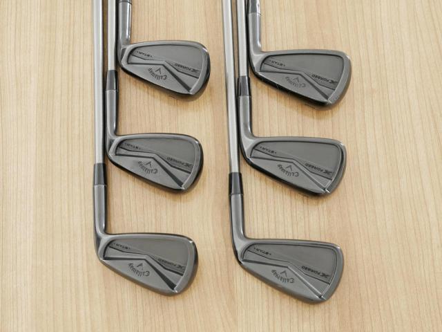 Iron set : Callaway : ชุดเหล็ก Callaway X Forged Star Black Limited (ออกปี 2024 หายากมากๆ) มีเหล็ก 5-Pw (6 ชิ้น) ก้าน Steelfiber i110CW Flex S 