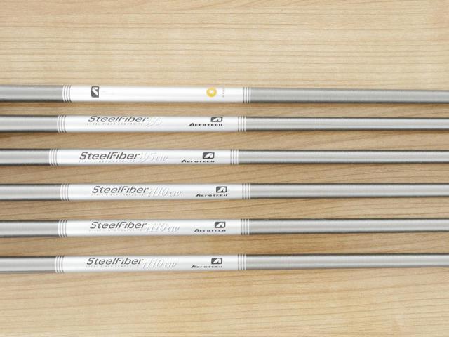 Iron set : Callaway : ชุดเหล็ก Callaway X Forged Star Black Limited (ออกปี 2024 หายากมากๆ) มีเหล็ก 5-Pw (6 ชิ้น) ก้าน Steelfiber i110CW Flex S 