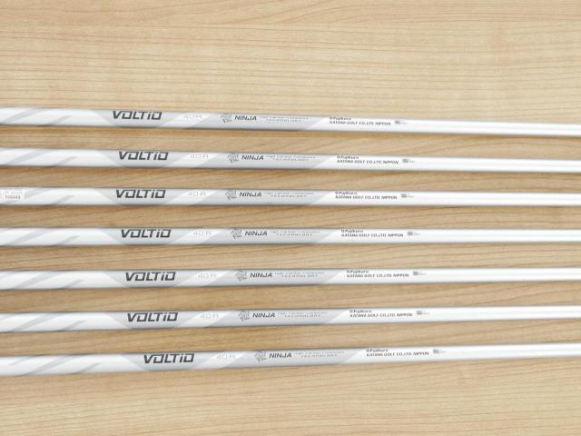 Iron set : Katana : ชุดเหล็ก Katana Voltio NINJA Model S (ปี 2020 หน้าเด้ง ตีไกล) มีเหล็ก 6-Pw,Aw,Sw (7 ชิ้น) ก้านกราไฟต์ Fujikura Voltio 40 Flex R