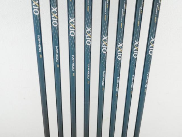 Iron set : XXIO : ชุดเหล็ก XXIO Impact Power Matching 5 มีเหล็ก 5-Pw,Aw,Sw (8 ชิ้น) ก้านกราไฟต์ MP-400 Flex R