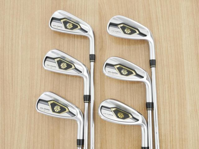 Iron set : Taylormade : ชุดเหล็ก Taylormade Gloire G (รุ่นท๊อปสุด ตีไกลมากๆ เหล็ก 7 Loft 26.5 หน้าเด้ง) มีเหล็ก 6-Pw,Aw (6 ชิ้น) ก้านเหล็ก NS Pro 830 Flex S