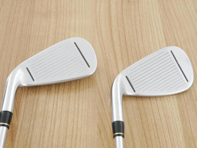 Iron set : Taylormade : ชุดเหล็ก Taylormade Gloire G (รุ่นท๊อปสุด ตีไกลมากๆ เหล็ก 7 Loft 26.5 หน้าเด้ง) มีเหล็ก 6-Pw,Aw (6 ชิ้น) ก้านเหล็ก NS Pro 830 Flex S