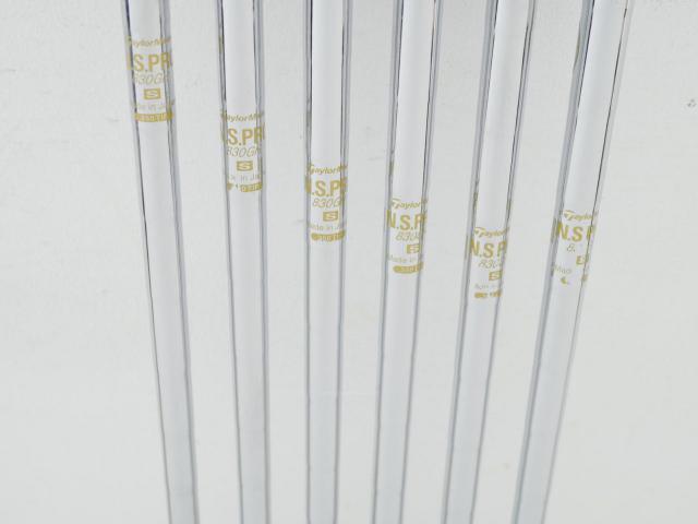Iron set : Taylormade : ชุดเหล็ก Taylormade Gloire G (รุ่นท๊อปสุด ตีไกลมากๆ เหล็ก 7 Loft 26.5 หน้าเด้ง) มีเหล็ก 6-Pw,Aw (6 ชิ้น) ก้านเหล็ก NS Pro 830 Flex S