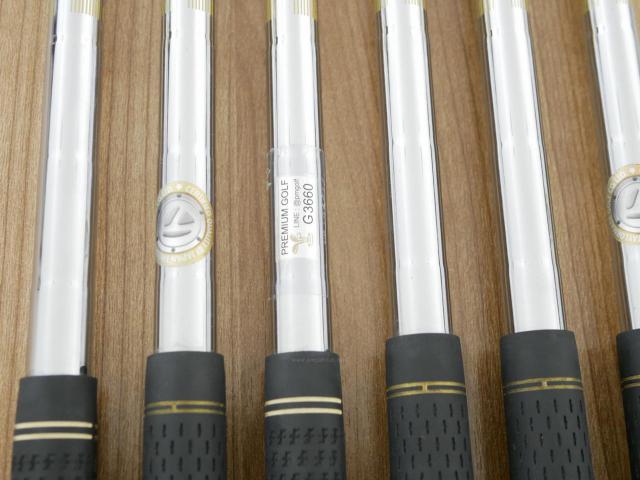 Iron set : Taylormade : ชุดเหล็ก Taylormade Gloire G (รุ่นท๊อปสุด ตีไกลมากๆ เหล็ก 7 Loft 26.5 หน้าเด้ง) มีเหล็ก 6-Pw,Aw (6 ชิ้น) ก้านเหล็ก NS Pro 830 Flex S