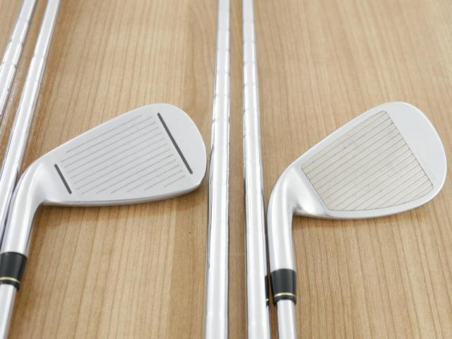 Iron set : Taylormade : ชุดเหล็ก Taylormade Gloire G (รุ่นท๊อปสุด ตีไกลมากๆ เหล็ก 7 Loft 26.5 หน้าเด้ง) มีเหล็ก 6-Pw,Aw (6 ชิ้น) ก้านเหล็ก NS Pro 830 Flex S
