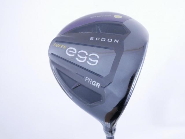 Fairway Wood : PRGR : หัวไม้ 3 PRGR Super Egg (รุ่นปี 2021 หน้าเด้งเกินกฏ COR 0.84 หายากมาก) Loft 15 ก้าน UST Mamiya ATTAS MB FW 55 Flex SR