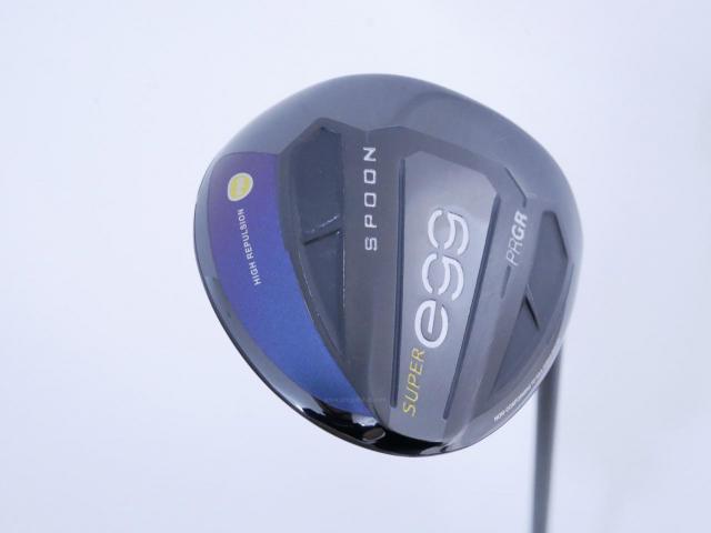 Fairway Wood : PRGR : หัวไม้ 3 PRGR Super Egg (รุ่นปี 2021 หน้าเด้งเกินกฏ COR 0.84 หายากมาก) Loft 15 ก้าน UST Mamiya ATTAS MB FW 55 Flex SR
