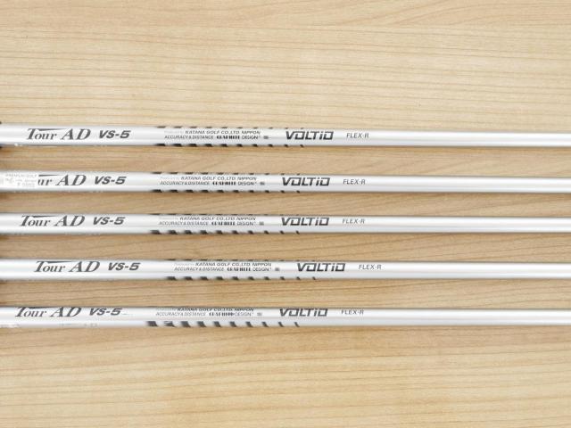 Iron set : Katana : ชุดเหล็กกระเทย Katana Voltio III G Series Hi (ตีง่าย ไกลมาก) มีเหล็ก 7-Pw,Aw (5 ชิ้น ระยะเทียบเท่า เหล็ก 6-Pw) ก้าน Tour AD VS-5 Flex R