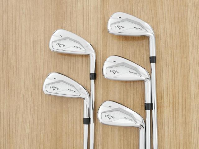 Iron set : Callaway : ชุดเหล็ก Callaway ELYTE X (ออกปี 2025 ตีง่ายมาก ไกล Japan Spec.) มีเหล็ก 6-Pw (5 ชิ้น) ก้านเหล็ก NS Pro Zelos 7 Flex R