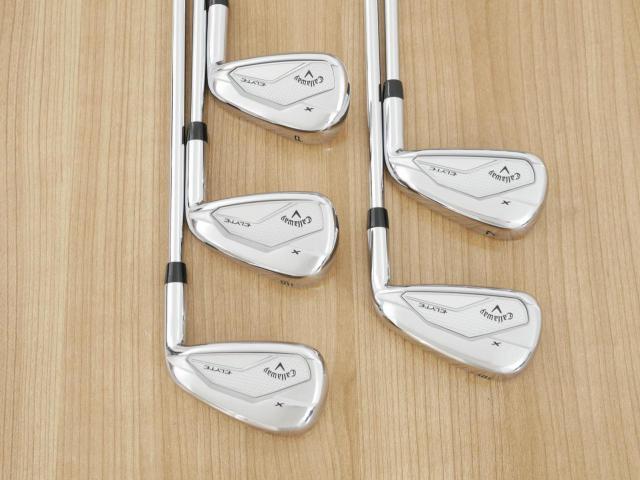 Iron set : Callaway : ชุดเหล็ก Callaway ELYTE X (ออกปี 2025 ตีง่ายมาก ไกล Japan Spec.) มีเหล็ก 6-Pw (5 ชิ้น) ก้านเหล็ก NS Pro Zelos 7 Flex R