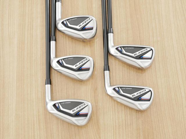 Iron set : Other Brand : ชุดเหล็ก Cobra Aerojet (ออกปี 2023 ตีง่าย ไกล) มีเหล็ก 6-Pw (5 ชิ้น) ก้านกราไฟต์ Fujikura Speeder NX Flex R