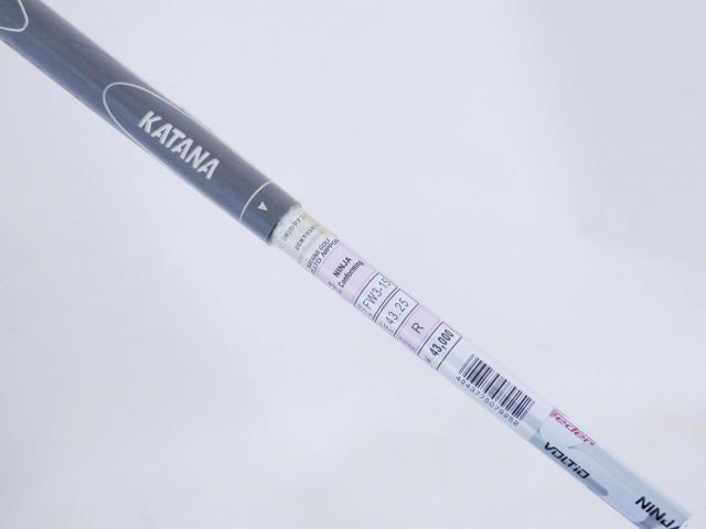 Fairway Wood : Katana : **ของใหม่ ยังไม่แกะพลาสติก** หัวไม้ 3 Katana NINJA FW 2020 (ตัวท๊อป ออกปี 2020) Loft 15 ก้าน Fujikura Speeder 378 Evolution Flex R