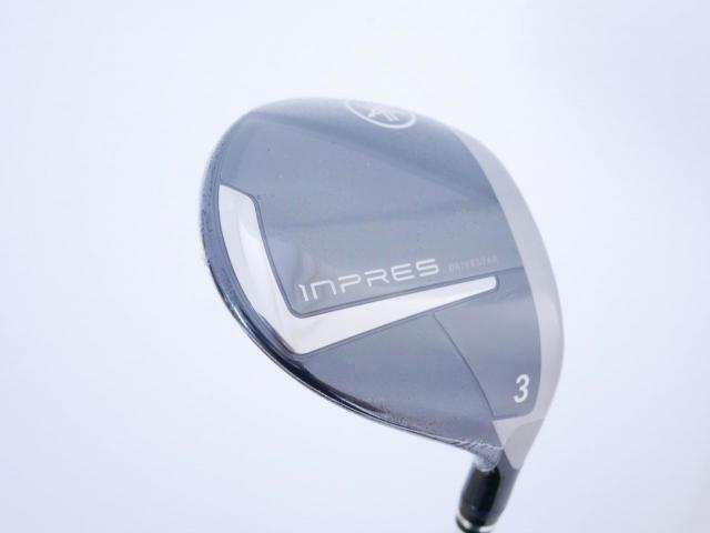 Lady club : All : **ของใหม่ ยังไม่แกะพลาสติก** หัวไม้ 3 Yamaha Inpres DriveStar (รุ่นล่าสุด ปี 2025 ตีไกลมากๆ) Loft 16.5 ก้าน Mitsubishi ELDIO TM-325f Flex L
