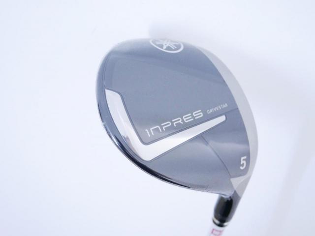 Lady club : All : **ของใหม่ ยังไม่แกะพลาสติก** หัวไม้ 5 Yamaha Inpres DriveStar (รุ่นล่าสุด ปี 2025 ตีไกลมากๆ) Loft 20 ก้าน Mitsubishi ELDIO TM-325f Flex L