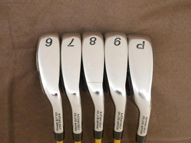 Iron set : Katana : ชุดเหล็ก Katana Sword ATC-589a (หน้าเด้ง) มีเหล็ก 6-Pw (5 ชิ้น) ก้านกราไฟต์ Fujikura Speeder 589 Flex SR