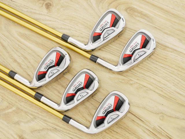 Iron set : Katana : ชุดเหล็ก Katana Sword ATC-589a (หน้าเด้ง) มีเหล็ก 6-Pw (5 ชิ้น) ก้านกราไฟต์ Fujikura Speeder 589 Flex SR