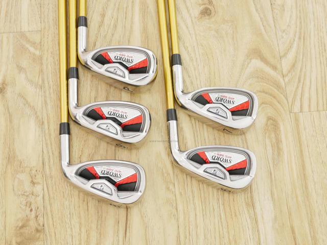 Iron set : Katana : ชุดเหล็ก Katana Sword ATC-589a (หน้าเด้ง) มีเหล็ก 6-Pw (5 ชิ้น) ก้านกราไฟต์ Fujikura Speeder 589 Flex SR