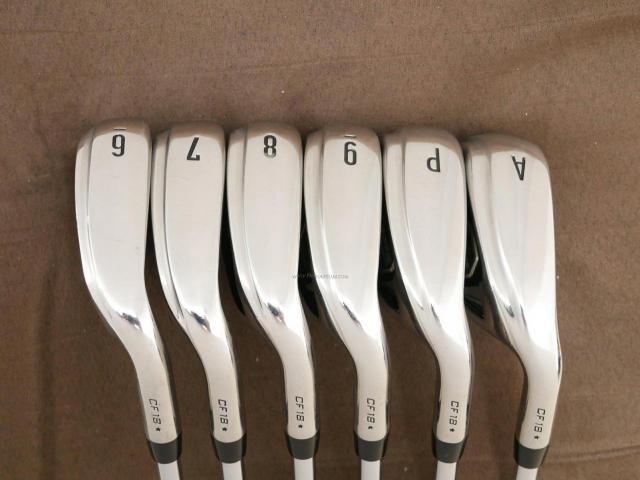 Iron set : Callaway : ชุดเหล็ก Callaway Rogue Star CF18 (ออกปี 2018 ตีง่าย ไกลมากๆ) มีเหล็ก 6-Pw,Aw (6 ชิ้น) ก้านเหล็ก NS Pro ZELOS 7 Flex S
