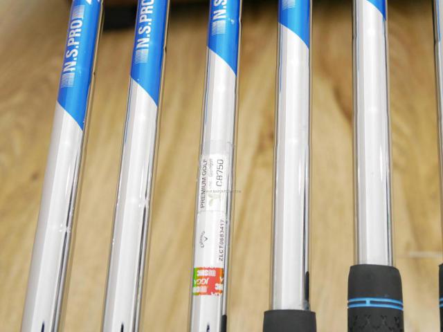 Iron set : Callaway : ชุดเหล็ก Callaway Rogue Star CF18 (ออกปี 2018 ตีง่าย ไกลมากๆ) มีเหล็ก 6-Pw,Aw (6 ชิ้น) ก้านเหล็ก NS Pro ZELOS 7 Flex S