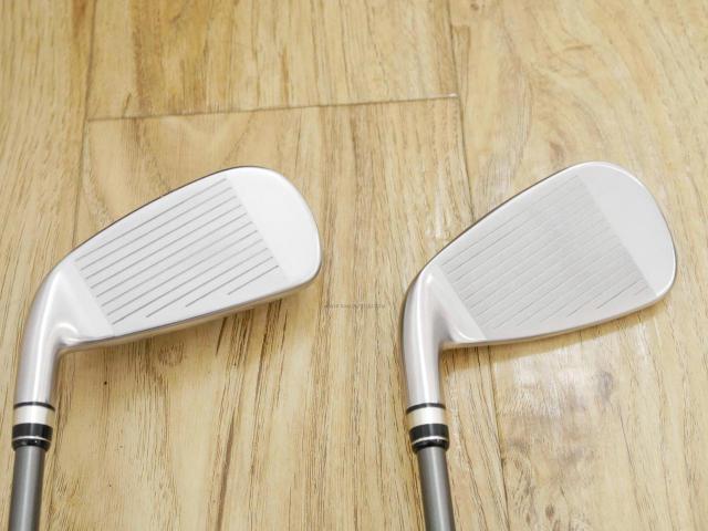 Iron set : PRGR : ชุดเหล็กกระเทย PRGR Super Egg Iron (รุ่นล่าสุด ปี 2023 ตัวท๊อปสุด หน้าเด้งเกินกฏ ใช้แข่งไม่ได้ ตีไกลมากๆ) มีเหล็ก 5-Pw,Aw,As,Sw (9 ชิ้น) ก้านกราไฟต์ Flex SR (M-40)