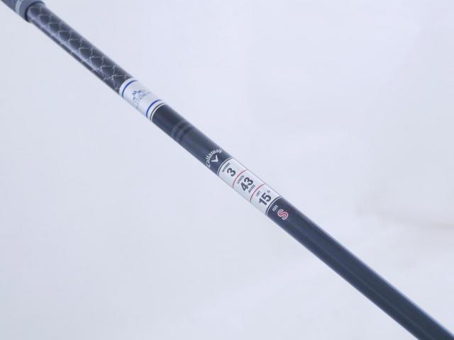 Fairway Wood : callaway : หัวไม้ 3 Callaway Paradym (รุ่นปี 2023 Japan Spec.) Loft 15 (ปรับได้) ก้าน Mitsubishi TENSEI 50 Flex S