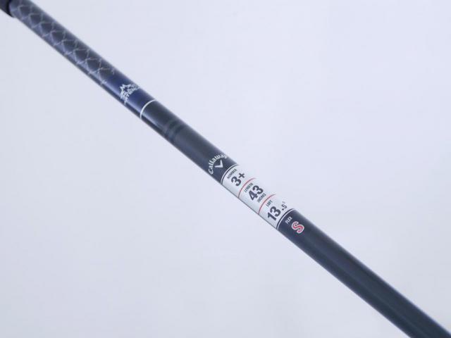Fairway Wood : callaway : หัวไม้ 3 Callaway Paradym Triple Diamond (รุ่นปี 2023 Low Spin สุดๆ) Loft 13.5 (ปรับได้) ก้าน Mitsubishi TENSEI 55 Flex S
