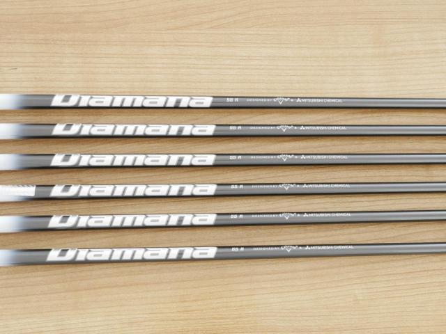 Iron set : Callaway : ชุดเหล็ก Callaway APEX DCB Forged (ปี 2022) มีเหล็ก 5-Pw (6 ชิ้น) ก้านกราไฟต์ Mitsubishi Diamana 55 Flex R