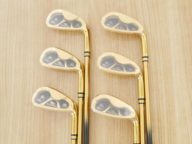 Iron set : Other Brand : **ของใหม่ ยังไม่แกะพลาสติก** ชุดเหล็ก Mutsumi Honma MH777 One Length (ใบใหญ่ ตีง่าย ไกล) มีเหล็ก 5-Pw (6 ชิ้น) ก้านกราไฟต์ Flex R