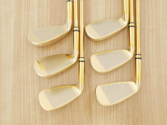 Iron set : Other Brand : **ของใหม่ ยังไม่แกะพลาสติก** ชุดเหล็ก Mutsumi Honma MH777 One Length (ใบใหญ่ ตีง่าย ไกล) มีเหล็ก 5-Pw (6 ชิ้น) ก้านกราไฟต์ Flex R