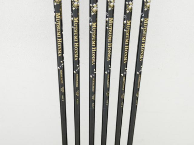 Iron set : Other Brand : **ของใหม่ ยังไม่แกะพลาสติก** ชุดเหล็ก Mutsumi Honma MH777 One Length (ใบใหญ่ ตีง่าย ไกล) มีเหล็ก 5-Pw (6 ชิ้น) ก้านกราไฟต์ Flex R