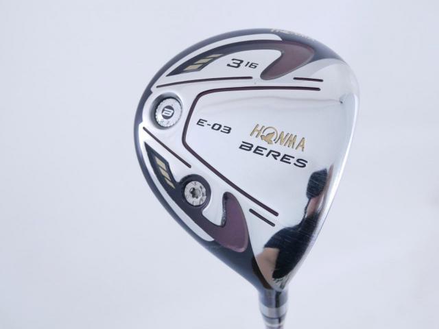 Lady club : All : หัวไม้ 3 Honma Beres E-03 (ออกปี 2015) Loft 16 ก้าน ARMRQ 8 (40) Flex L (2 ดาว)