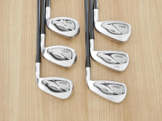 Iron set : Titleist : **มีตำหนิ** ชุดเหล็ก Titleist VG3 Type E Forged (Japan Spec. ตีง่ายและไกลมากๆ) มีเหล็ก 6-Pw,Aw (6 ชิ้น) ก้านกราไฟต์ Mitsubishi Rayon VG i60 Flex R