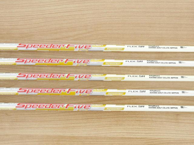 Iron set : Katana : ชุดเหล็ก Katana Sword LX-880 (เหล็กยาวเป็น Utility ตีง่าย) มีเหล็ก 7-Pw,Aw (5 ชิ้น) ก้านกราไฟต์ Fujikura Speeder Five Flex SR