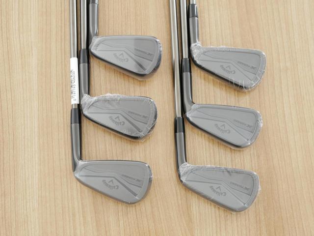 Iron set : Callaway : **ของใหม่ ยังไม่แกะพลาสติก** ชุดเหล็ก Callaway X Forged Black (รุ่นล่าสุด ปี 2024 นุ่ม แน่น หล่อมาก) มีเหล็ก 5-Pw (6 ชิ้น) ก้านเหล็ก NS Pro Modus 105 Flex S