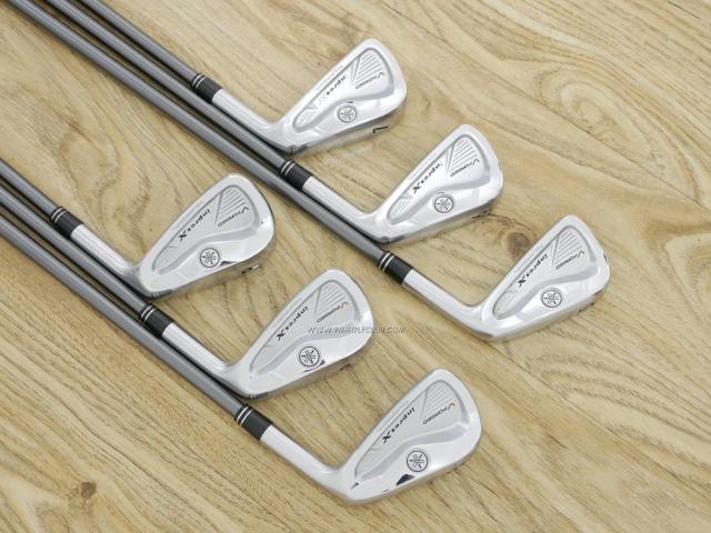 Iron set : Yamaha : ชุดเหล็ก Yamaha Inpres X (V Forged TourModel) มีเหล็ก 5-Pw (6 ชิ้น) ก้านกราไฟต์ Matrix Studio 84 Flex S