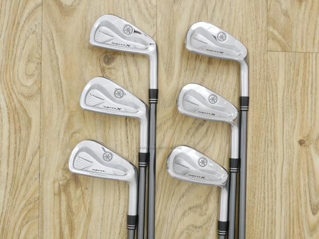 Iron set : Yamaha : ชุดเหล็ก Yamaha Inpres X (V Forged TourModel) มีเหล็ก 5-Pw (6 ชิ้น) ก้านกราไฟต์ Matrix Studio 84 Flex S
