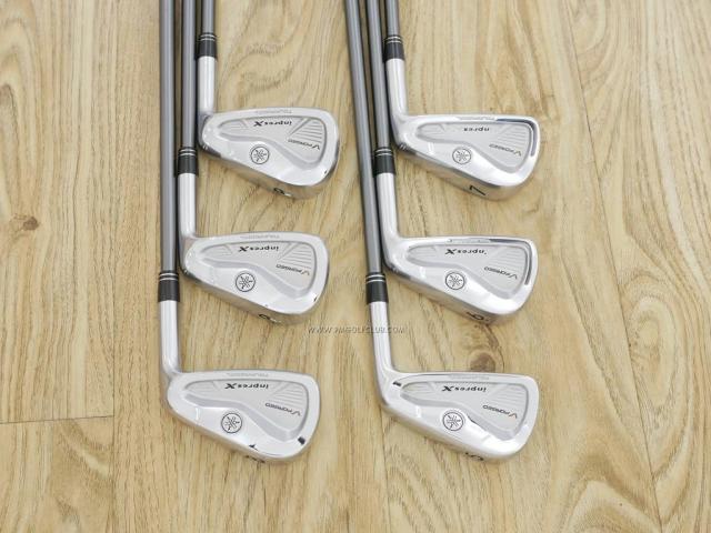 Iron set : Yamaha : ชุดเหล็ก Yamaha Inpres X (V Forged TourModel) มีเหล็ก 5-Pw (6 ชิ้น) ก้านกราไฟต์ Matrix Studio 84 Flex S