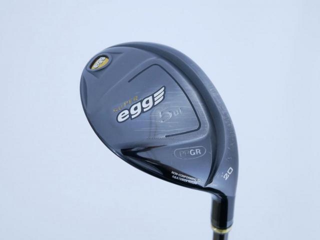 Fairway Wood : PRGR : ไม้กระเทย PRGR Super Egg (หน้าเด้งเกินกฏ COR 0.84 ออกปี 2018 หายากมาก) Loft 20 ก้าน M-37 Flex R