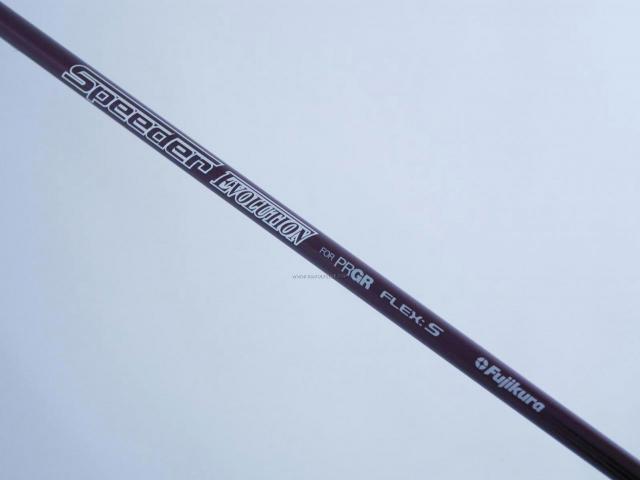 Fairway Wood : PRGR : ไม้กระเทย PRGR RS Red (รุ่นปี 2021) Loft 20 ก้านกราไฟต์ Fujikura Speeder Evolution Flex S