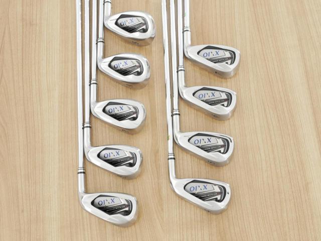 Iron set : XXIO : ชุดเหล็ก XXIO 7 (ตีง่ายมาก ไกล) มีเหล็ก 4-Pw,Aw,Sw (9 ชิ้น) ก้านเหล็ก NS Pro 920 Flex S