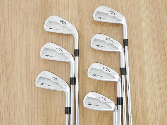 Iron set : Callaway : ชุดเหล็ก Callaway X Forged (ปี 2019) มีเหล็ก 4-Pw (7 ชิ้น) ก้านเหล็ก NS Pro 950 Flex S