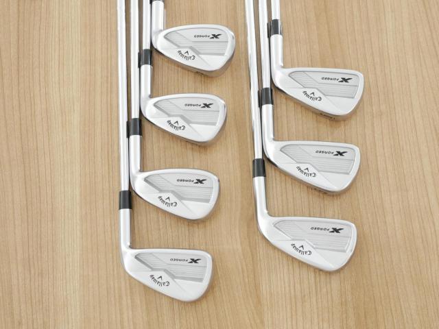 Iron set : Callaway : ชุดเหล็ก Callaway X Forged (ปี 2019) มีเหล็ก 4-Pw (7 ชิ้น) ก้านเหล็ก NS Pro 950 Flex S