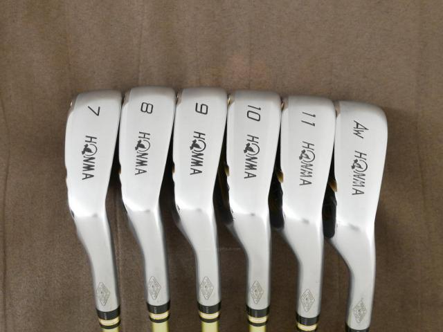Iron set : Honma : ชุดเหล็ก Honma Beres IS-06 Forged (ปี 2019) มีเหล็ก 7-11,Aw (6 ชิ้น เทียบเท่า 6-Pw,Aw) ก้าน ARMRQ X (47) Flex R (2 ดาว)