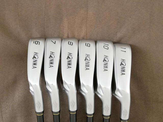 Iron set : Honma : Honma Beres MG703 (หน้าเด้ง) มีเหล็ก 6-11 (6 ชิ้น เทียบเท่า 5-Pw) ก้าน ARMRQ UD49 Flex R (1 ดาว)