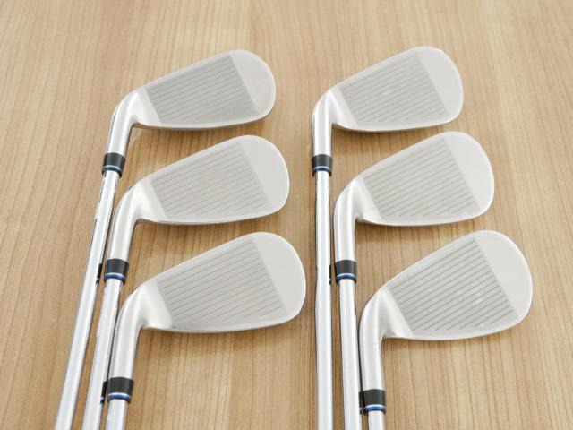 Iron set : XXIO : ชุดเหล็ก XXIO Cross 2 (ออกปี 2021 ตีไกลที่สุดของที่สุดจาก XXIO หน้าเด้งสุดๆ) มีเหล็ก 5-Pw (6 ชิ้น ตีไกลกว่าปกติ 2 เบอร์) ก้านเหล็ก NS Pro 860 DST Flex R