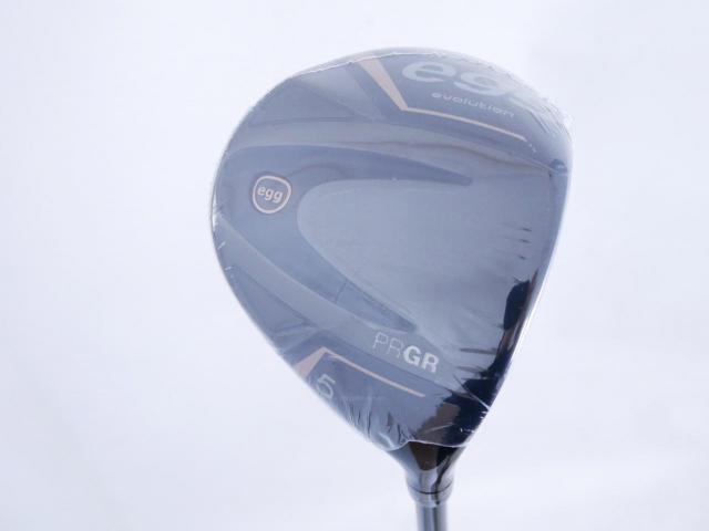 Fairway Wood : PRGR : **ของใหม่ ยังไม่แกะพลาสติก** หัวไม้ 5 PRGR Super EGG Evolution (รุ่นล่าสุด ออกปี 2024 หน้าเด้งเกินกฏ ตีไกลมาก) Loft 19 Flex R (M-37)