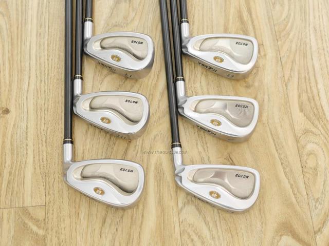 Iron set : Honma : Honma Beres MG703 (หน้าเด้ง) มีเหล็ก 6-11 (6 ชิ้น เทียบเท่า 5-Pw) ก้าน ARMRQ UD54 Flex R (2 ดาว)