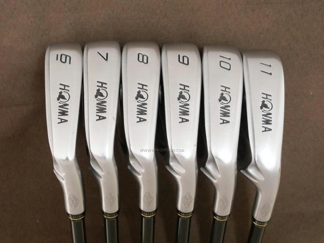 Iron set : Honma : Honma Beres MG703 (หน้าเด้ง) มีเหล็ก 6-11 (6 ชิ้น เทียบเท่า 5-Pw) ก้าน ARMRQ UD54 Flex R (2 ดาว)