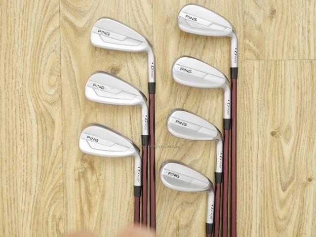 Iron set : Ping : ชุดเหล็ก Ping G700 (ปี 2019 Japan Spec. ใบใหญ่ ง่ายที่สุด ไกลที่สุดของ Ping) มีเหล็ก 6-Pw,Aw,Sw (7 ชิ้น) ก้านกราไฟต์ Mitsubishi FUBUKI Flex R