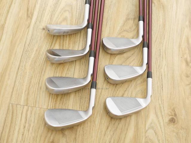 Iron set : Ping : ชุดเหล็ก Ping G700 (ปี 2019 Japan Spec. ใบใหญ่ ง่ายที่สุด ไกลที่สุดของ Ping) มีเหล็ก 6-Pw,Aw,Sw (7 ชิ้น) ก้านกราไฟต์ Mitsubishi FUBUKI Flex R